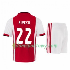 Koszulka Ajax Amsterdam Hakim Ziyech 22 Dziecięcy Domowe Koszulki Piłkarskie 2019-2020 Krótki Rękaw
